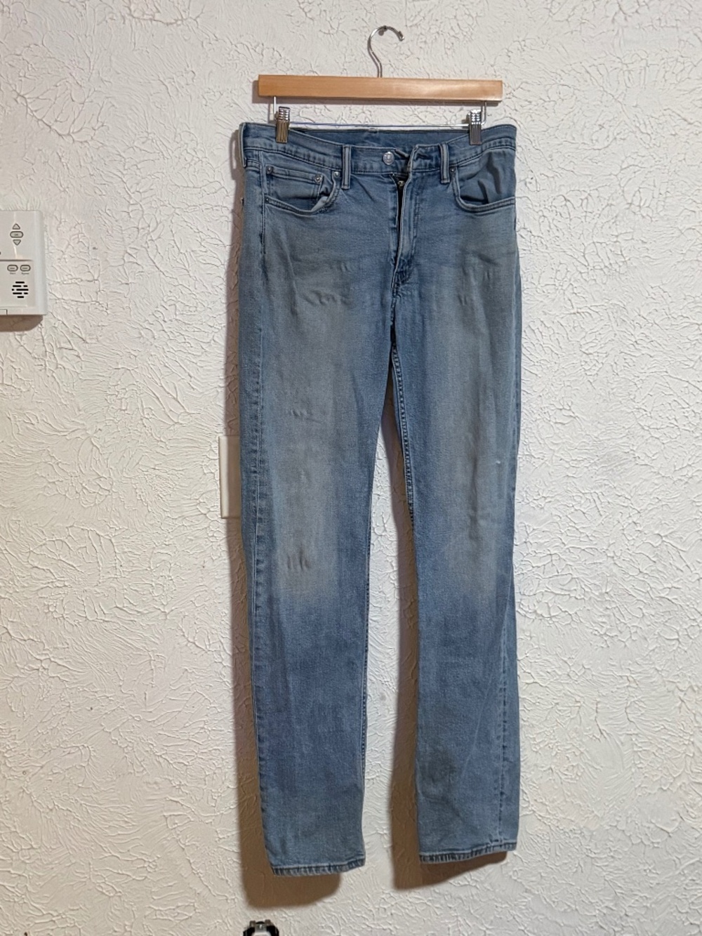 Levi’s 514 Men’s Jeans W32 L34 Light Wash Straight Leg Denim